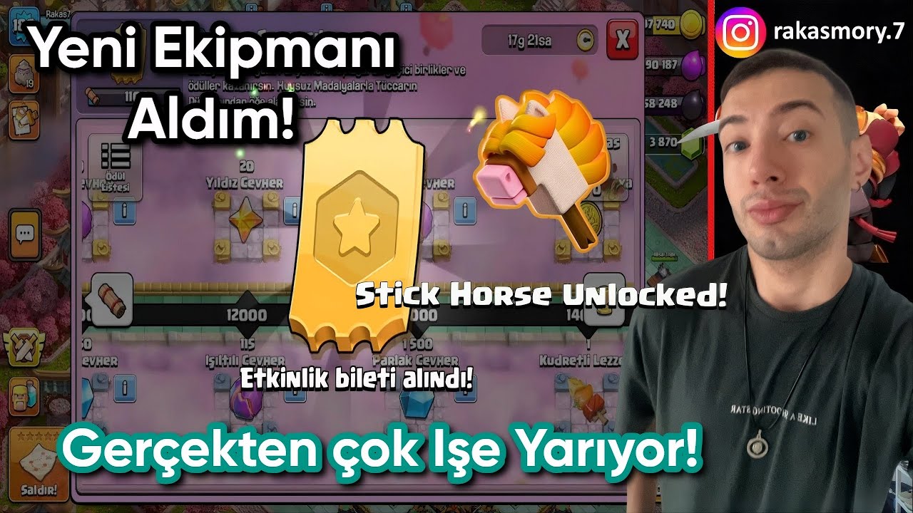 KRALIN ATINA BAKIN! 😂 | Sopadan At Ekipmanını Test Ettim (Clash of Clans)