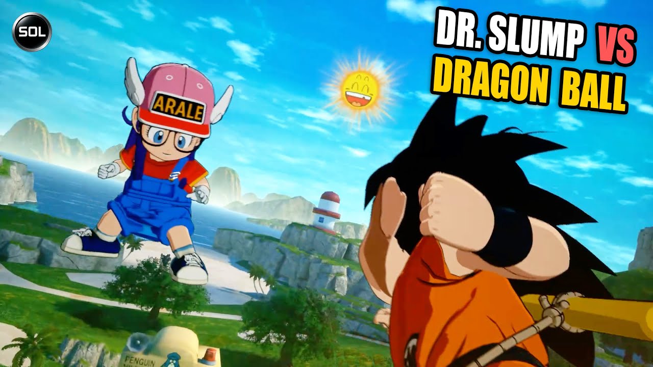 Arale Surprised Goku — Crazy Fight