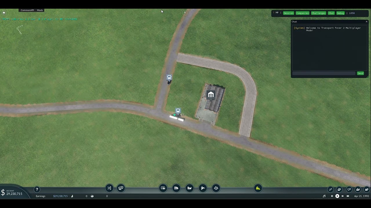 Transportfever 2 Multiplayer Overlay Test