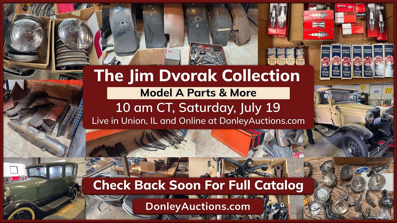 The Jim Dvorak Collection - Model A Cars and Parts Auction
