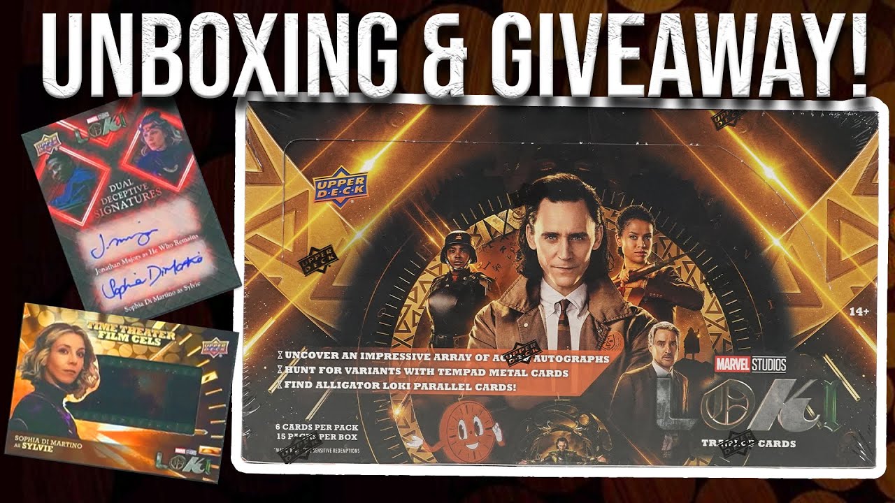 Marvel Studios Loki Hobby Box Unboxing & Giveaway!