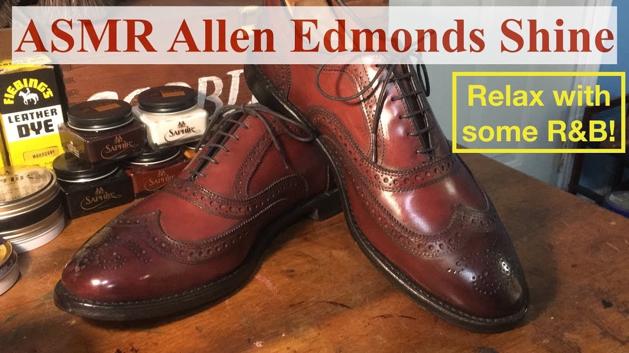 Full Allen Edmonds McAllisters shoe re-shine