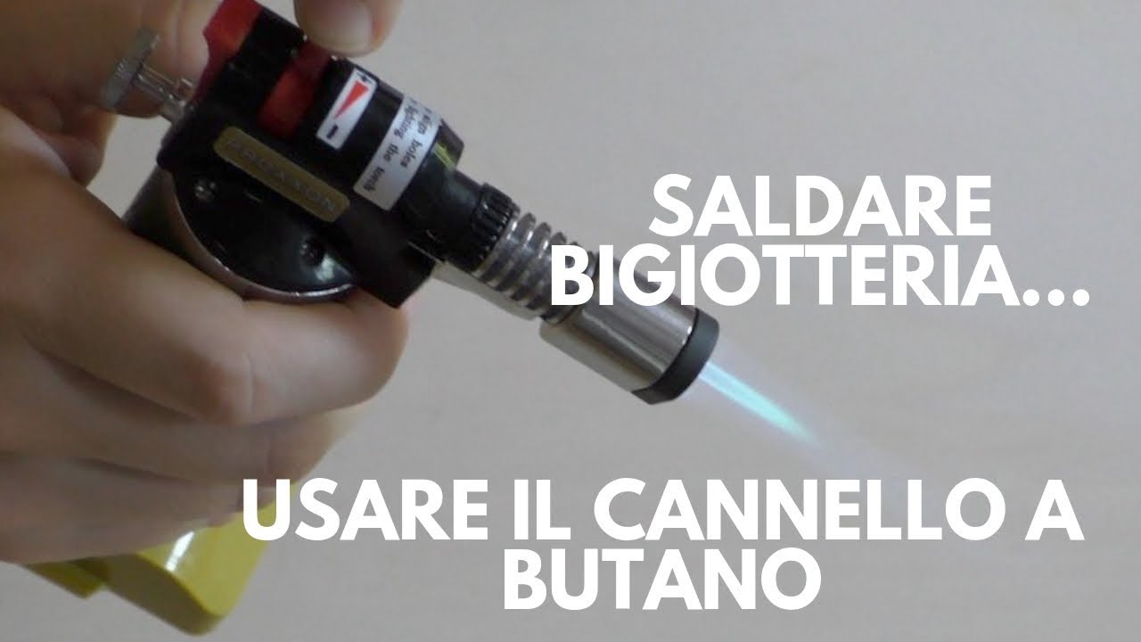Torcia a gas per saldare bigiotteria: cos'è e come funziona