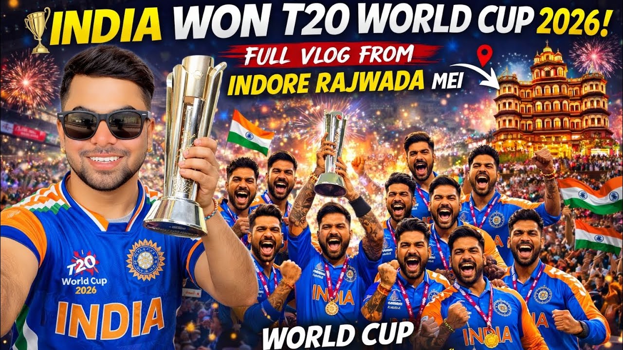 🔥“Rajwada Indore ka World Cup celebration dekhkar aap bhi shock ho jaoge! 🇮🇳🏆😱” #viral #shorts #vlog