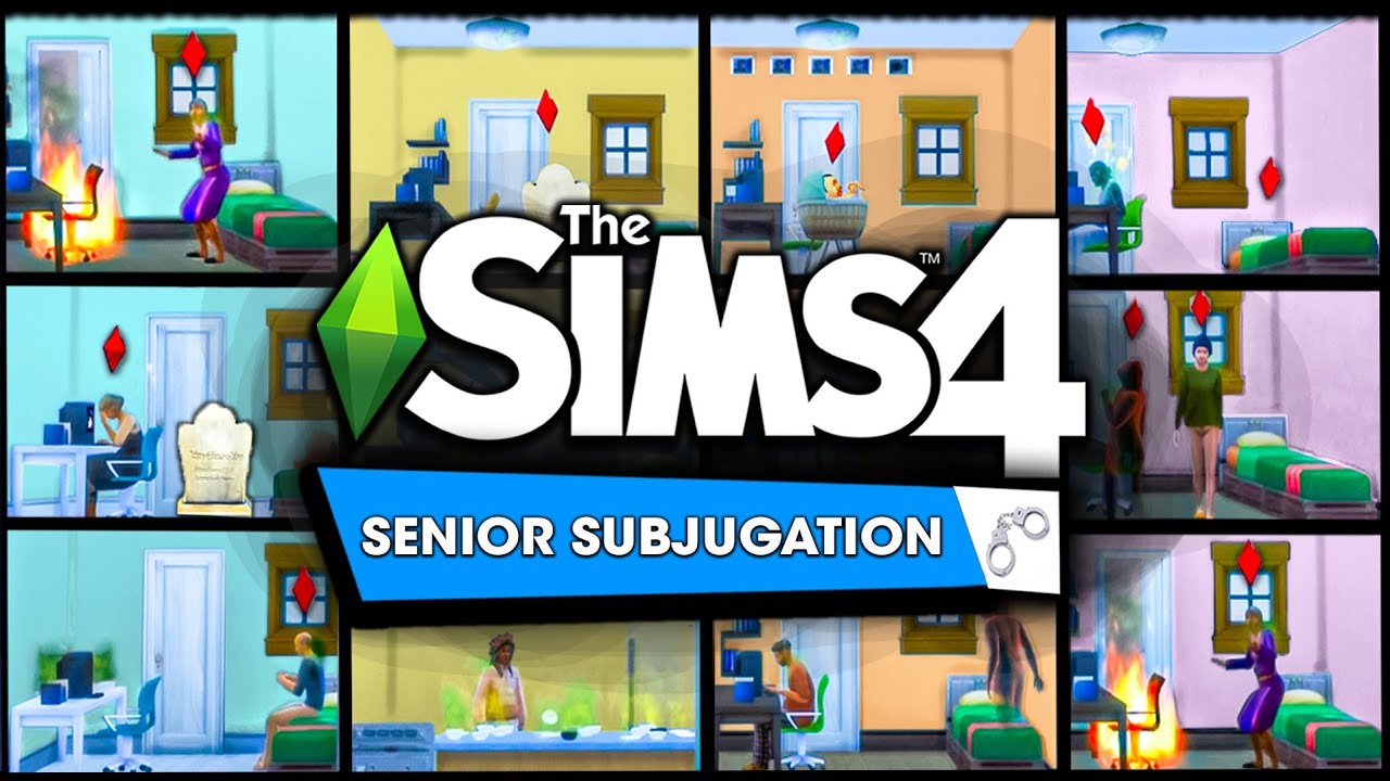 I locked all the Sims 4 elders into a cursed 