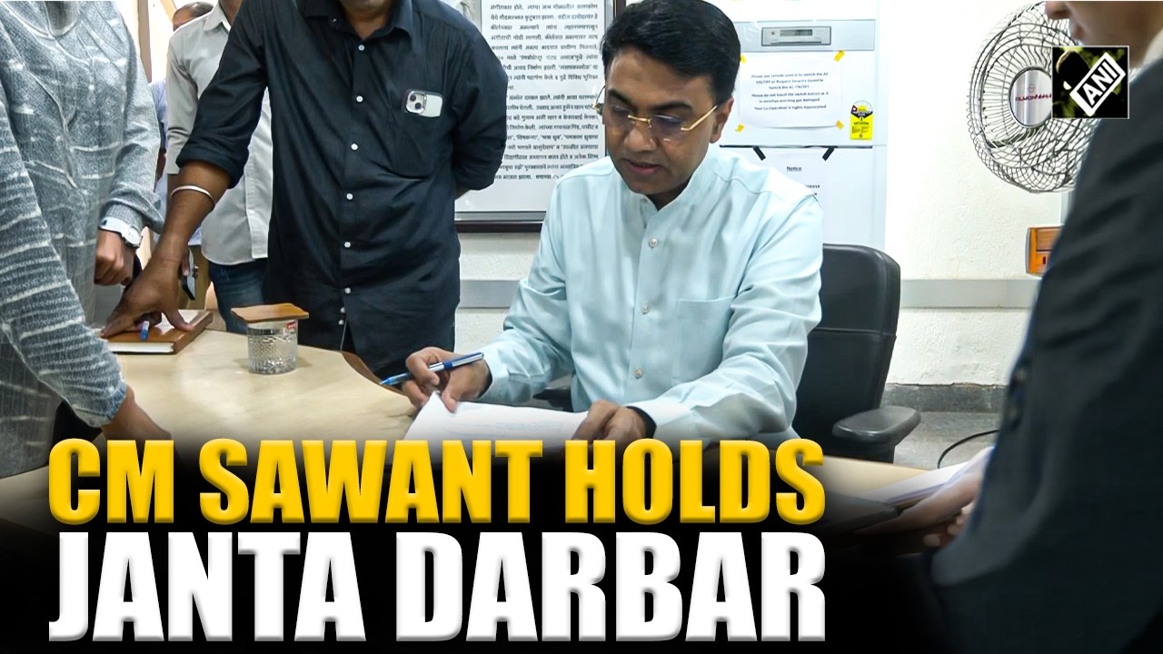 Goa CM Pramod Sawant holds &lsquo;Janta Darbar&rsquo; to resolve public grievances