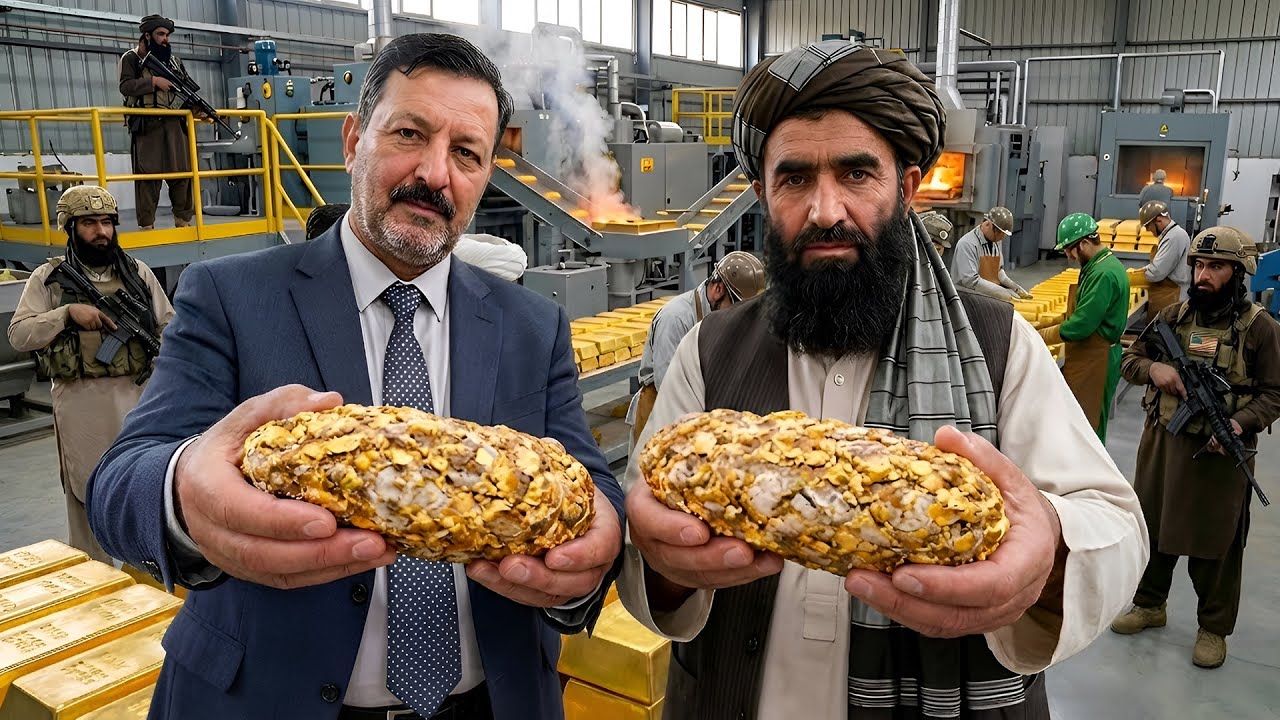 شوکه خواهید شد! پیشرفت خیره‌کننده کارخانه‌های طلا در قلب افغانستان 🇦🇫