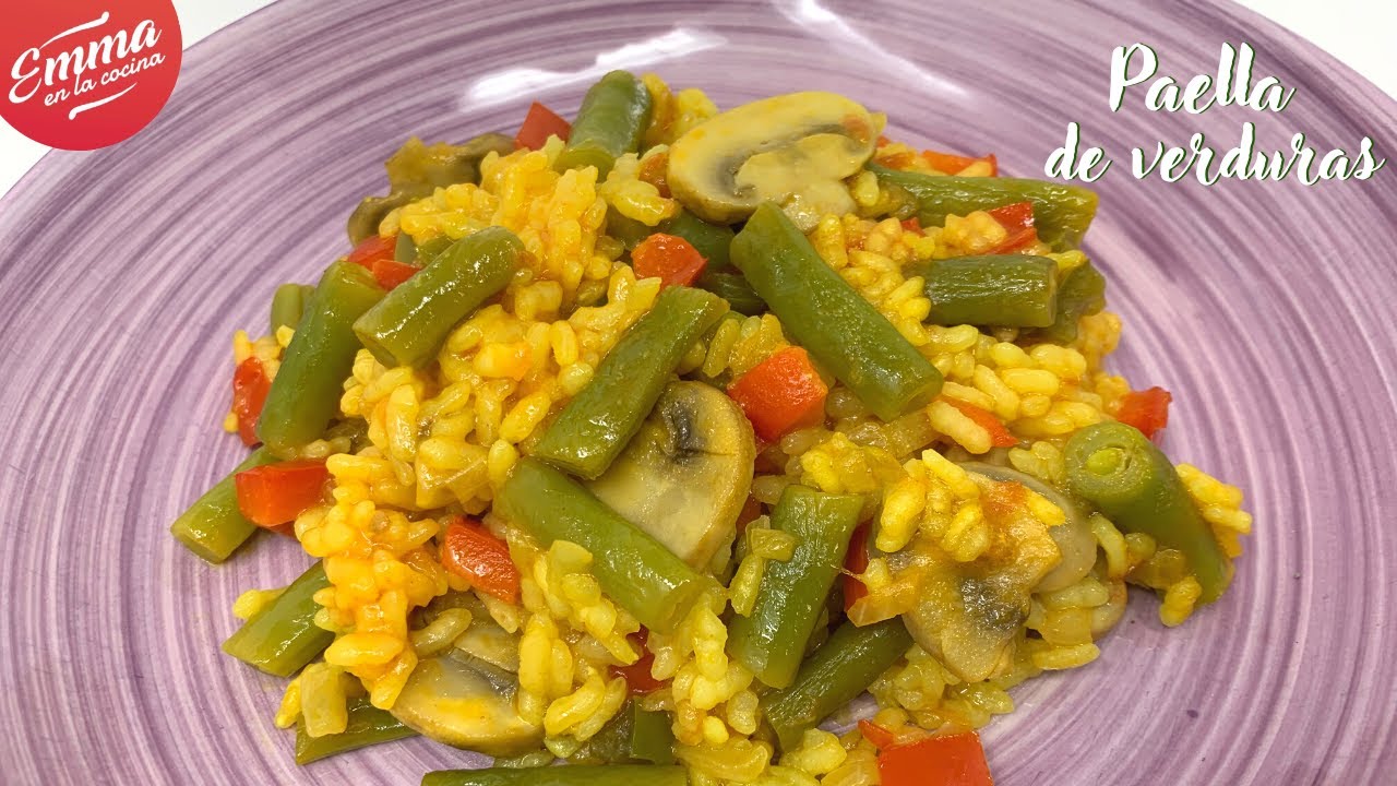 PAELLA de VERDURAS | Receta apta para veganos