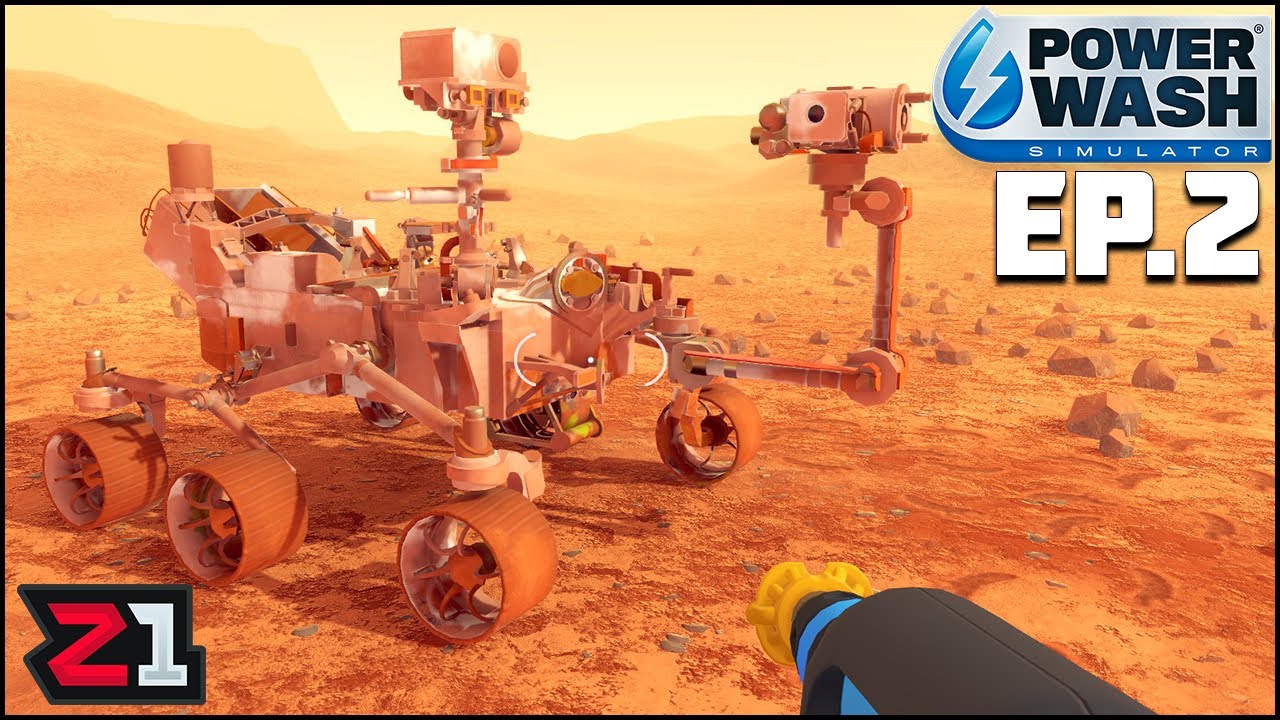 Cleaning The MARS ROVER ! Power Wash Simulator Ep.2 | Z1 Gaming
