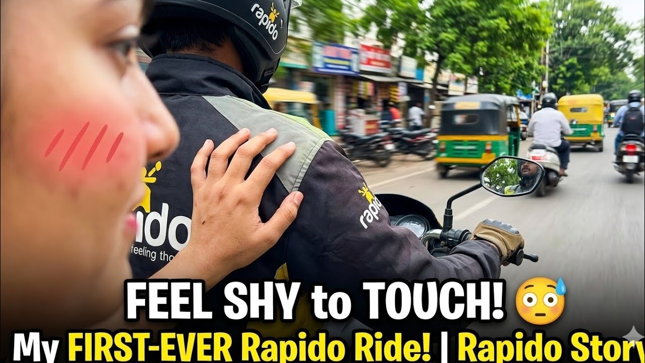 My first ever ride on rapido , first day of office , @gaureedangare 