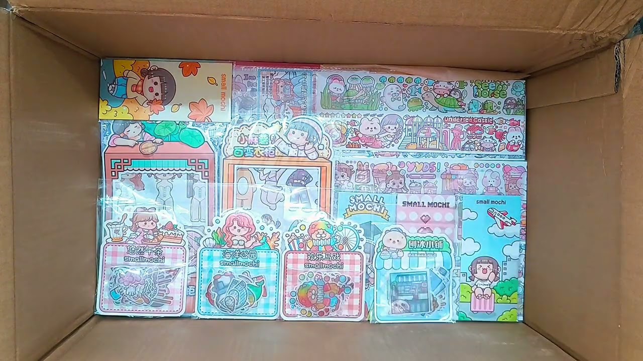 #沉浸式 #手帐 #打包视频 宝子们晚上好呀！我来啦！大单来啦！【蜜桃的手账吖】
