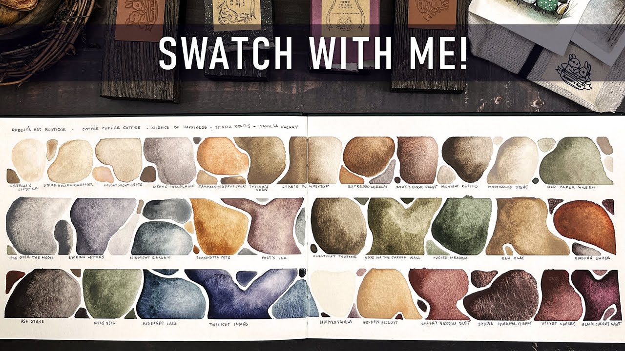 Four Beautiful Handmade Watercolor Palettes | Swatch With Me