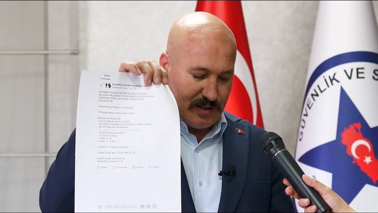 Güvenlik-İş Sendikası Genel Başkanı Ömer ÇAĞIRICI,  Özel Güvenlik Görevlileri Geçinemiyor...