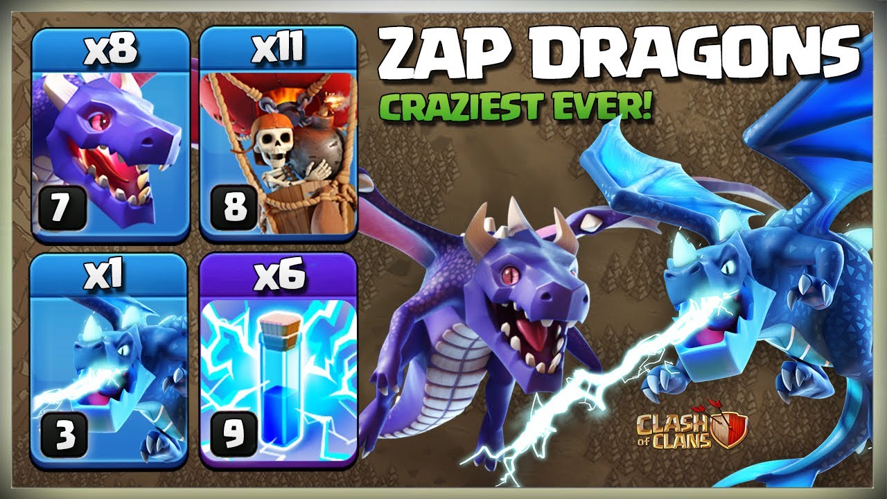 TH12 DRAGON ATTACK UNSTOPPABLE | BEST TH12 Zap DragLoon Attack Strategy | Zap Drag In Clash of Clans