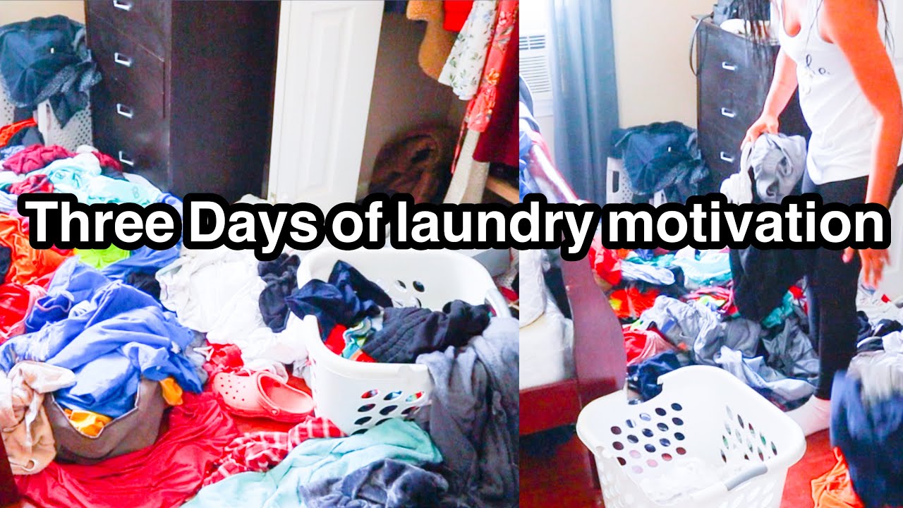 ALL DAY LAUNDRY MOTIVATION| THREE DAYS OF LAUNDRY MOTIVATION| LAUNDRY MOTIVATION 2021| No talking