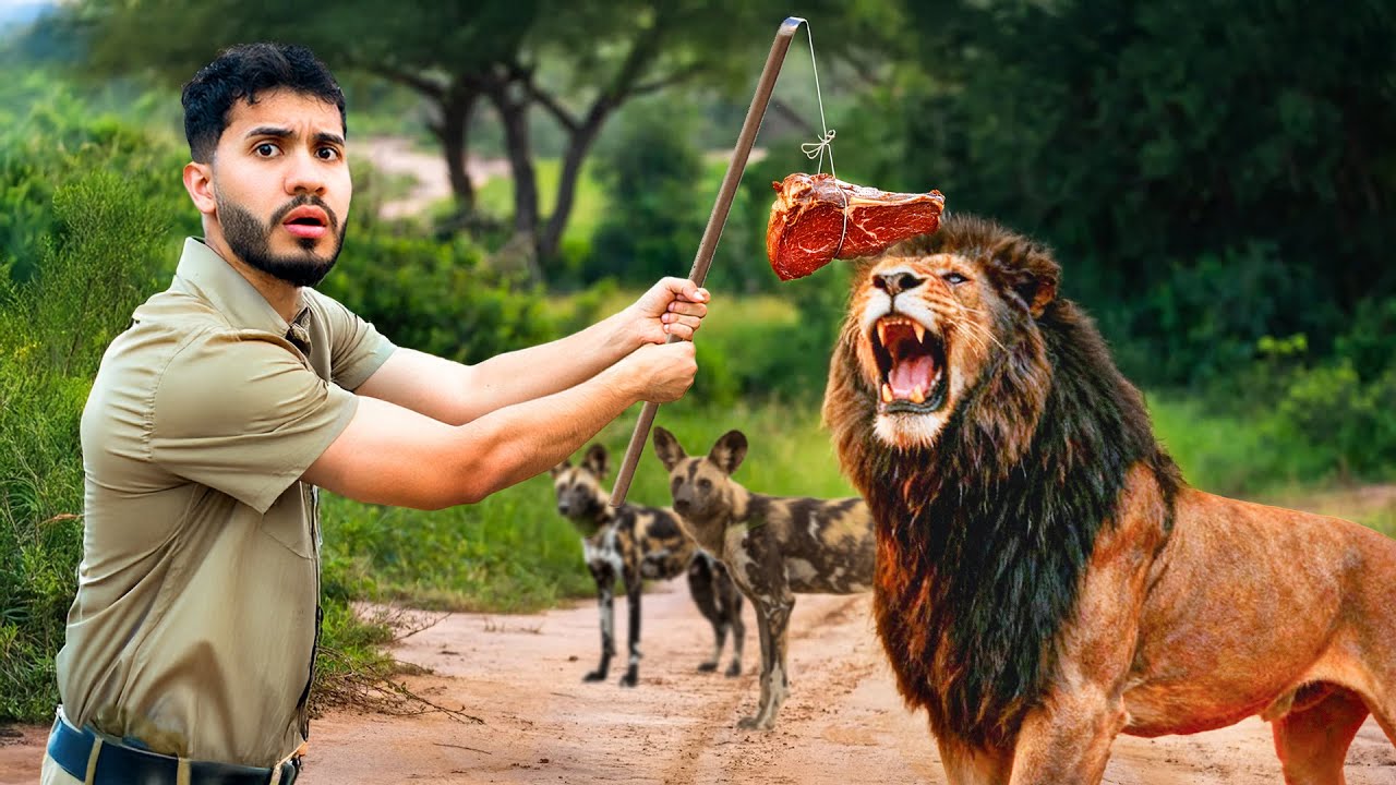 Pasé 24 horas con ANIMALES PELIGROSOS en ÁFRICA