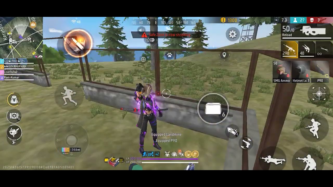 Free Fire BR Rank Squad Gameplay Bermuda Map Heroic Lobby 3 Defeats #freefiremax 