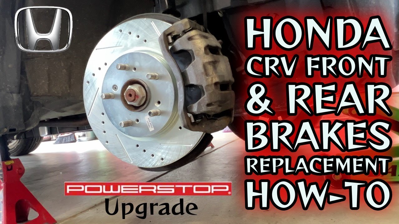 Honda CRV Front & Rear Brakes Replacement How-To