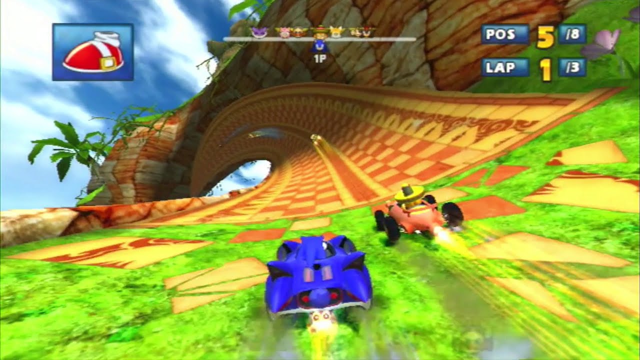 Sonic & Sega All-Stars Racing ... (Wii) Gameplay