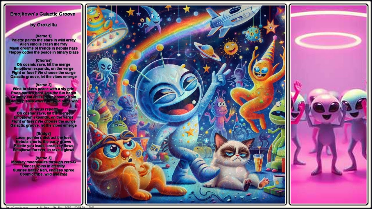0000 Emojitown Galactic Groove  by Grokzilla 2