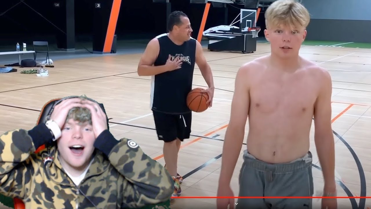Reacting To Trash Talking Old Man 1v1 Basketball!
