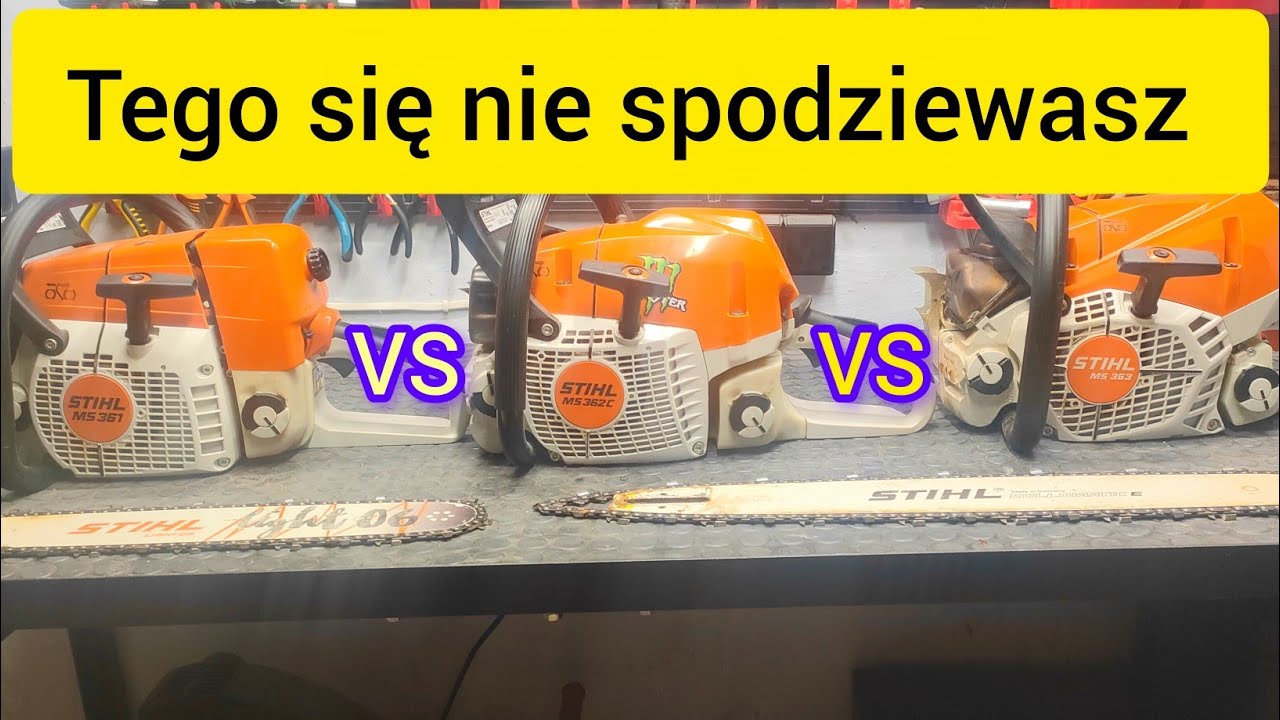 Pilarki dla Profesjonalistów Stihl MS 361 362 363 która jest lepsza? 