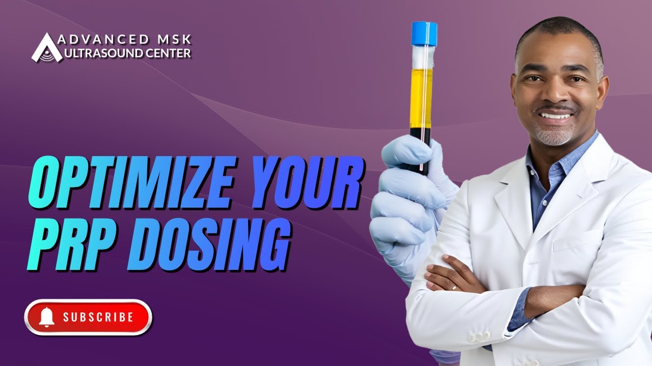 PRP Platelet Dosing Guidelines