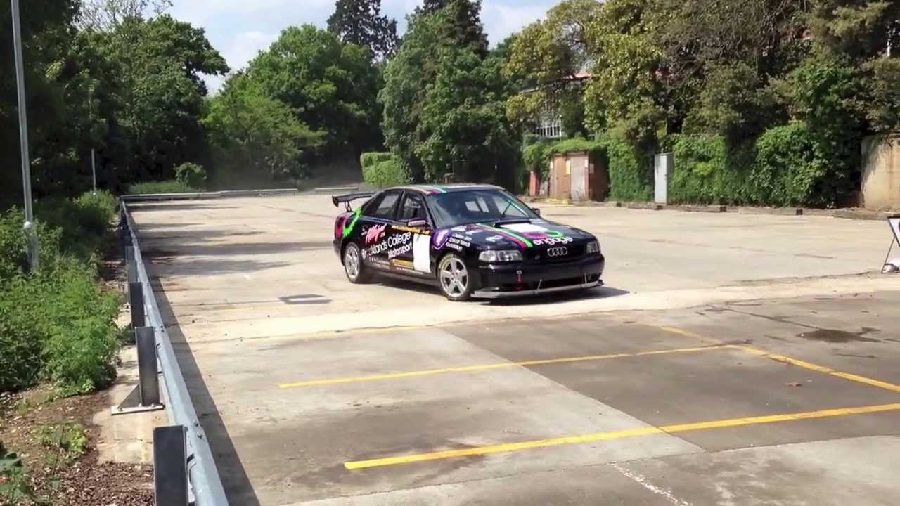 Audi S8 Race Car first shakedown