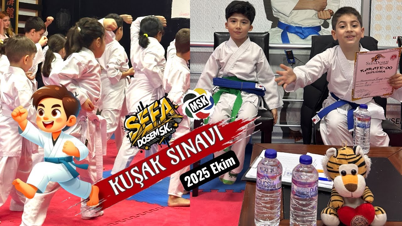 SEFA DOSEM SK | 2025 3. Dönem Kuşak Sınavı | Resmî Karate Kuşak Terfi Töreni