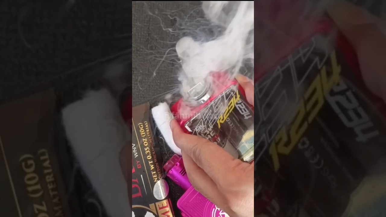 Tutorial pasang kapas vape mletek2 (cotton wicking tutorial ASMR) HotcigR234 DeadrabbitV3RTA