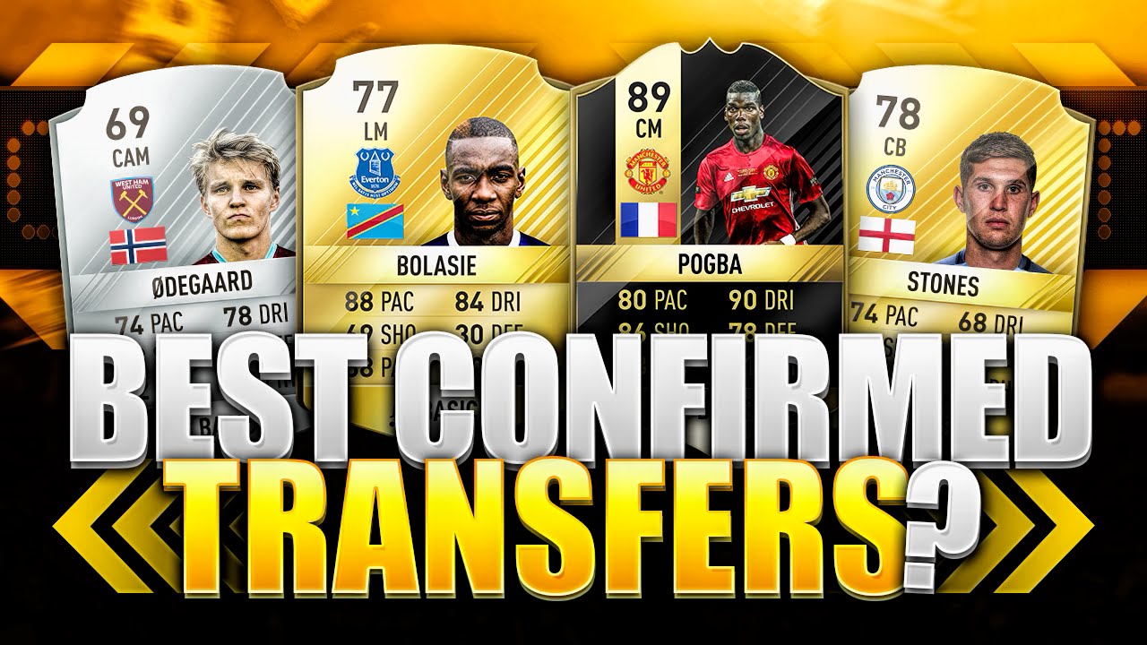 BEST CONFIRMED TRANSFERS?