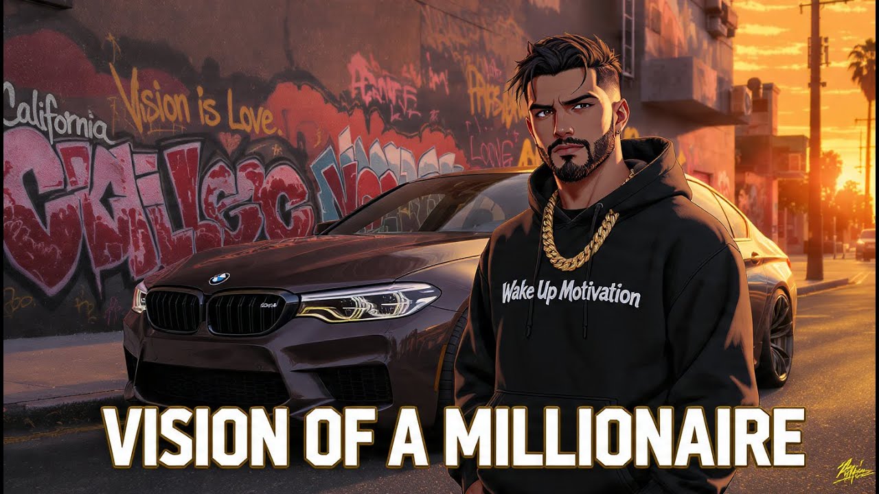 🔥VISION OF A MILLIONAIRE🔥(VISION FIRST) Wake Up Motivation (Official AI West Coast Hip Hop Music)
