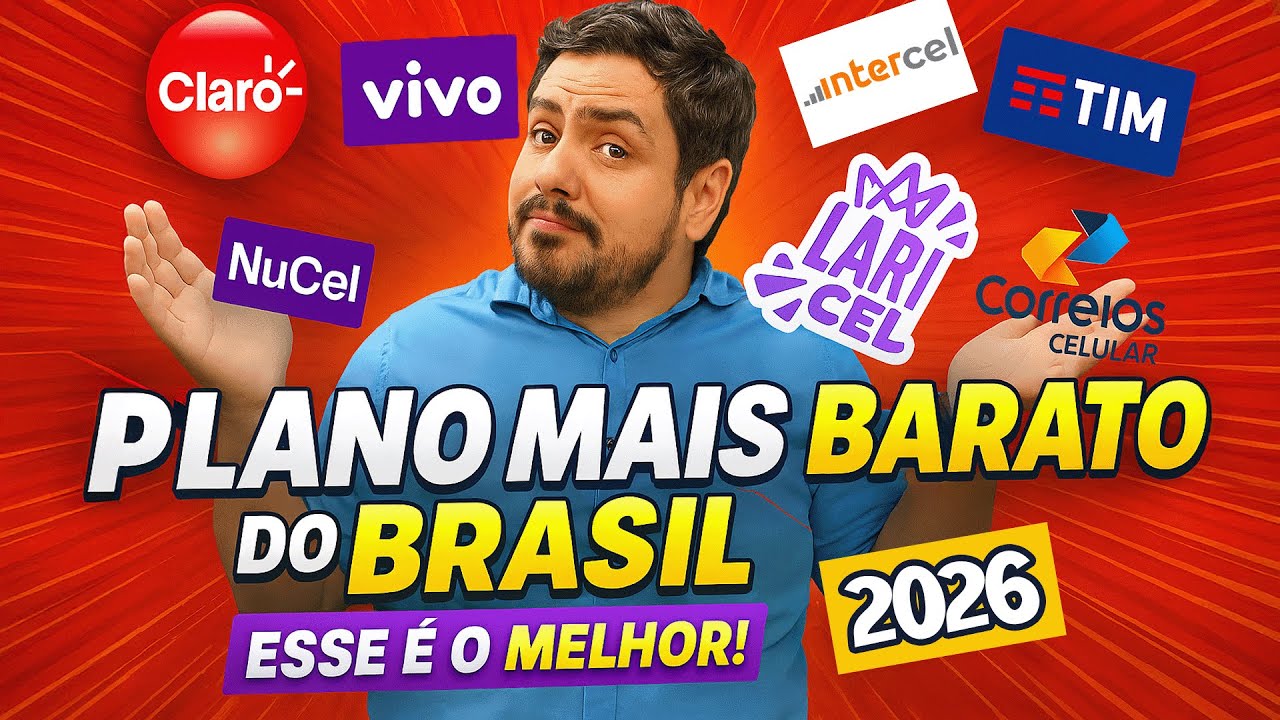 PLANO MÓVEL MAIS BARATO DO BRASIL (Claro? TIM? Vivo? DESCUBRA)