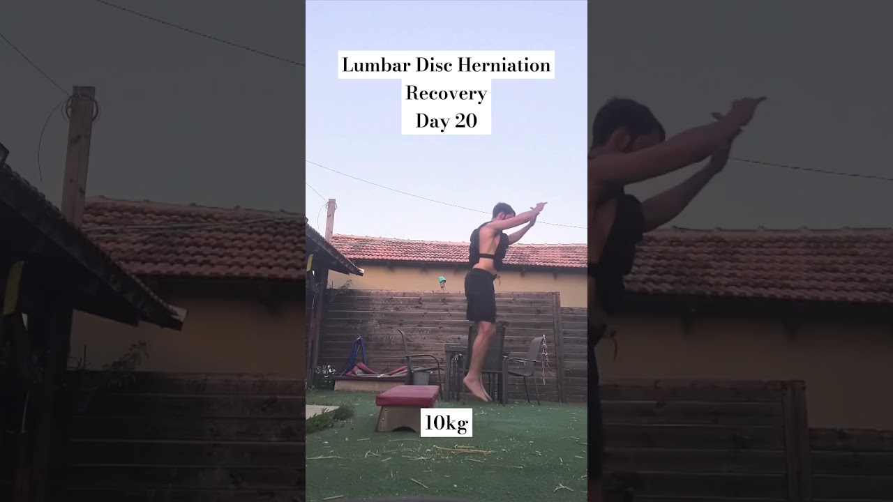 Lumbar Disc Herniation Recovery Day 20 #parkour