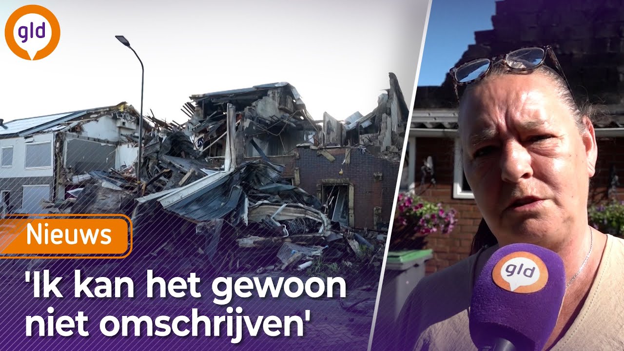 Grote BRAND in Didam VERNIELT 4 HUIZEN - Buurt in SHOCK