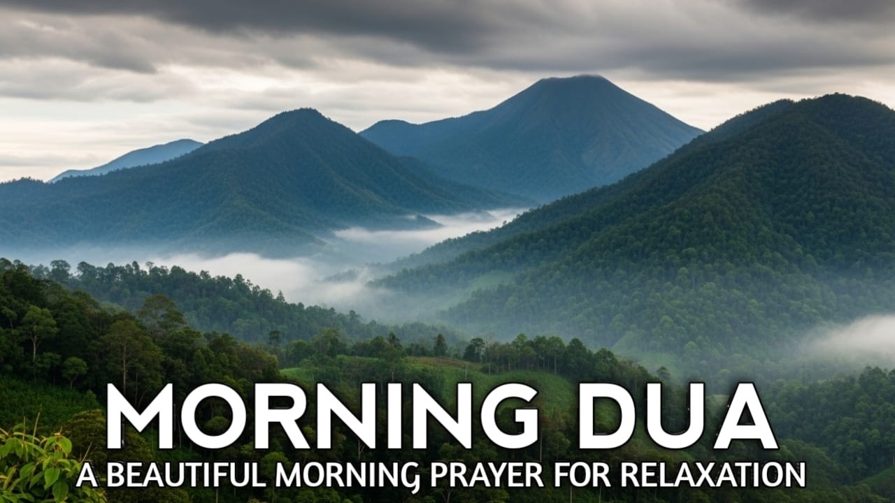 Morning Dua  SURAH AL-QUR'AN, ARABIC AND ENGLISH أذكار الصباح كاملة بدقة عالية بصوت عمر هشام العرب