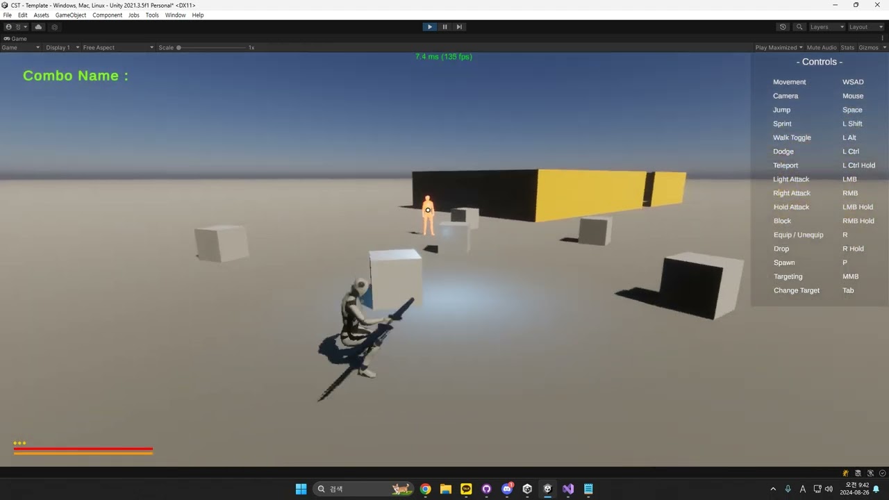 Combat System Template - Combo Tutorial