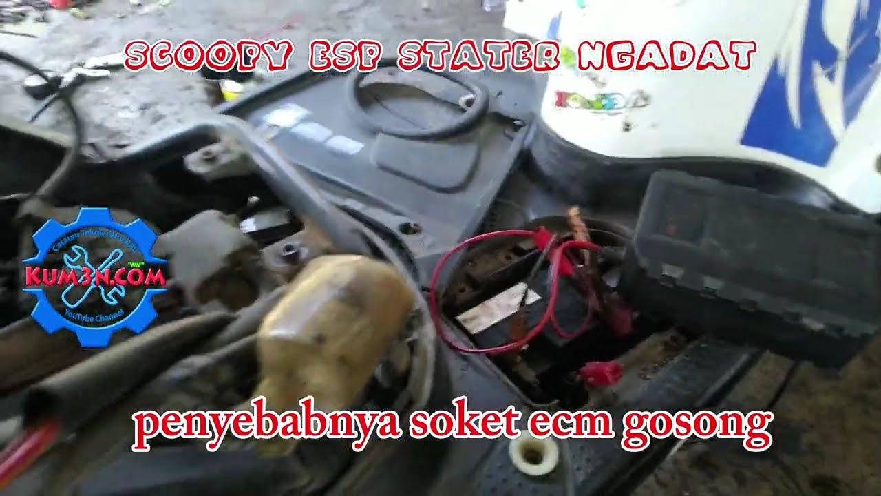 Honda Scoopy tidak bisa di stater