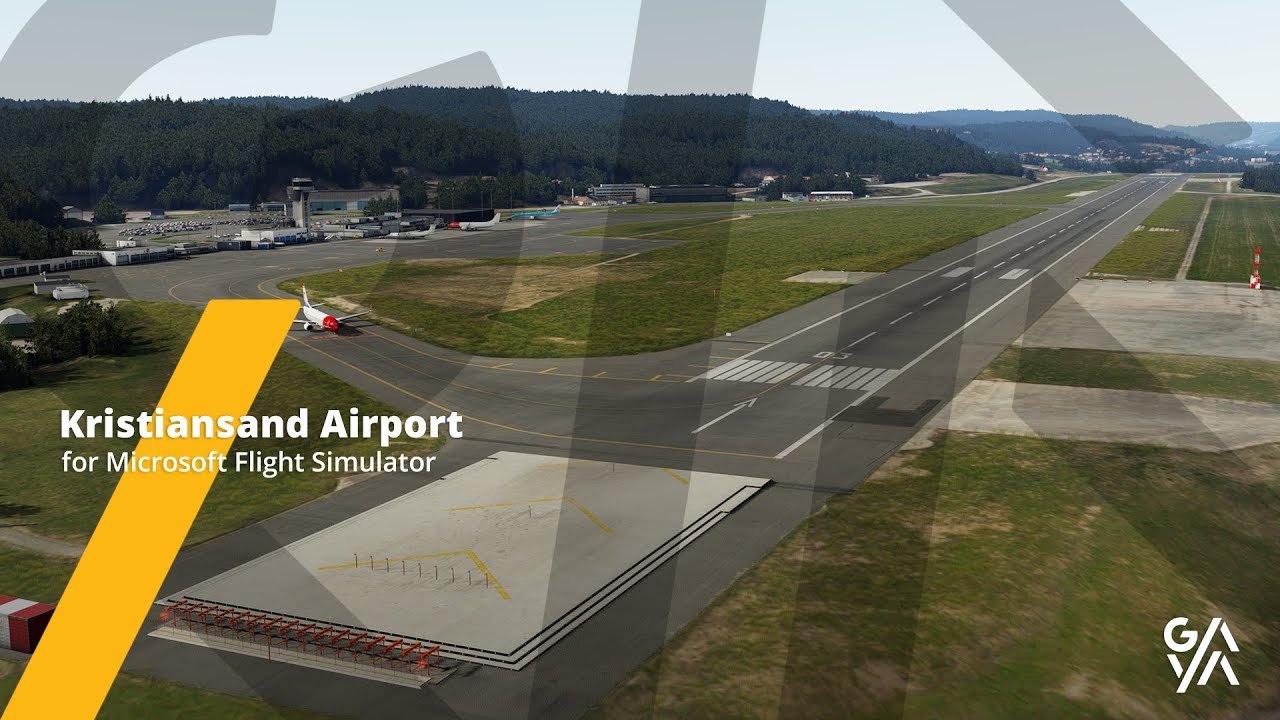 Trailer: Kristiansand Airport for Microsoft Flight Simulator | Gaya Simulations