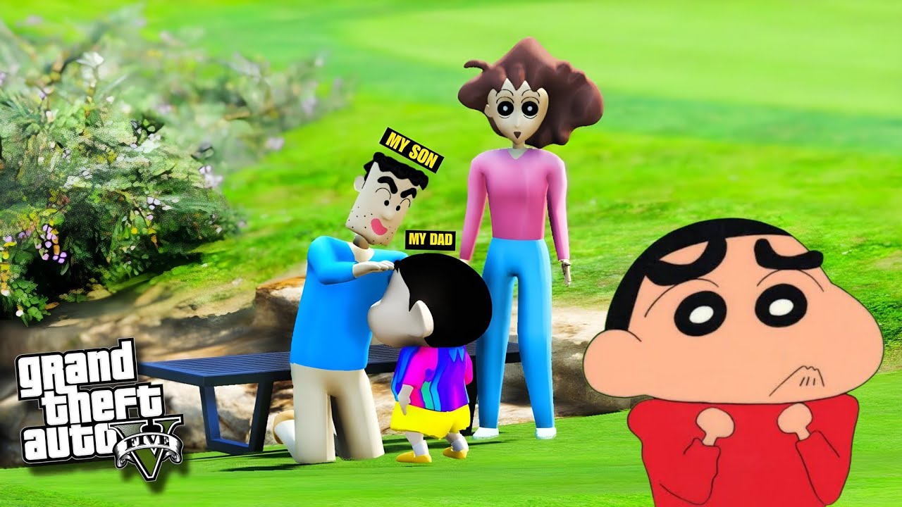 Shinchan Finding His Mom & Dad | SAD Story In GTA5