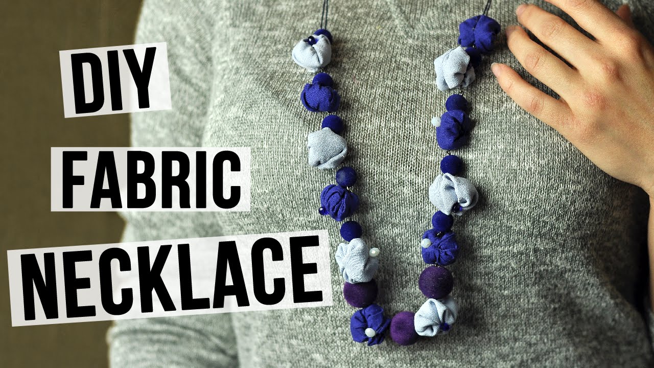 DIY Fabric Necklace