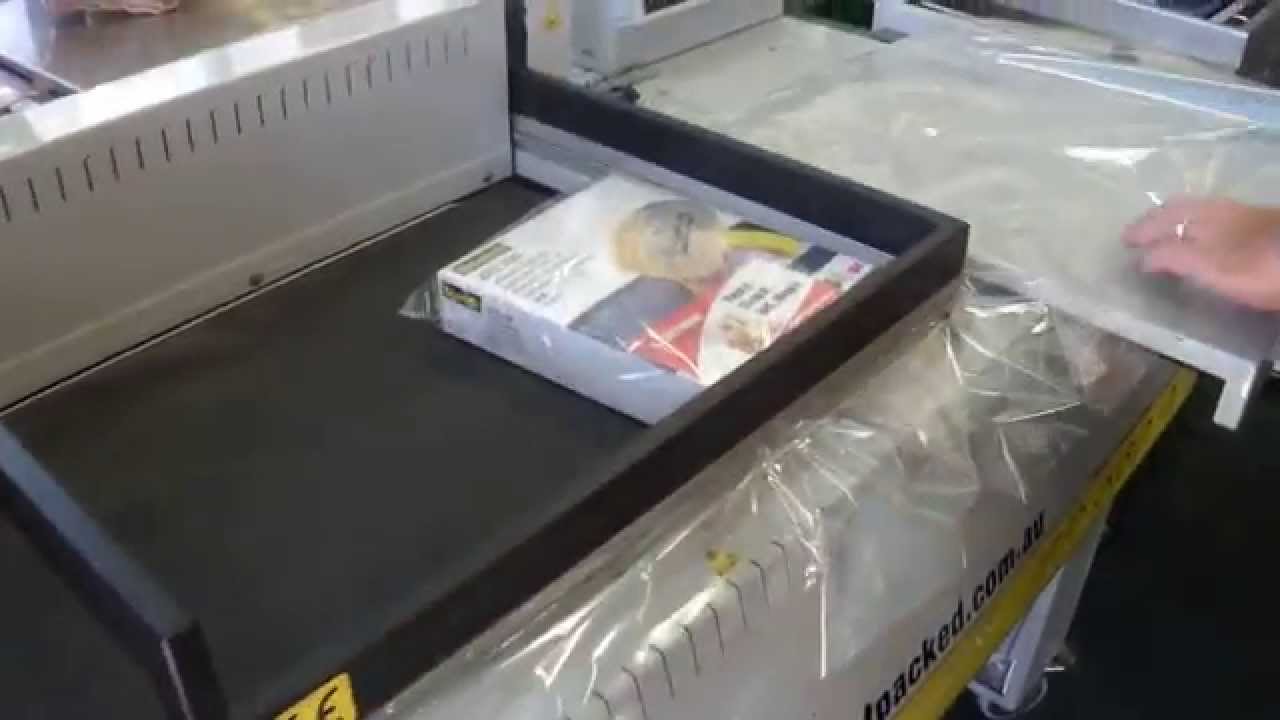 SmiPack FP560A L Bar Sealer and SmiPack heat Tunnel T450 Second Hand from Get Packed