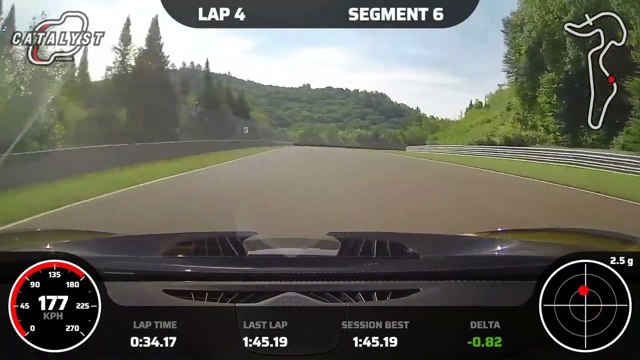 Mclaren Senna le circuit Mont Tremblant