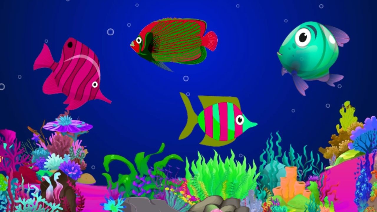 Calm Night Bedtime Fish🐟 Lullaby Gentle Baby Sleep Music🎶 with Relaxing Aquarium Visuals