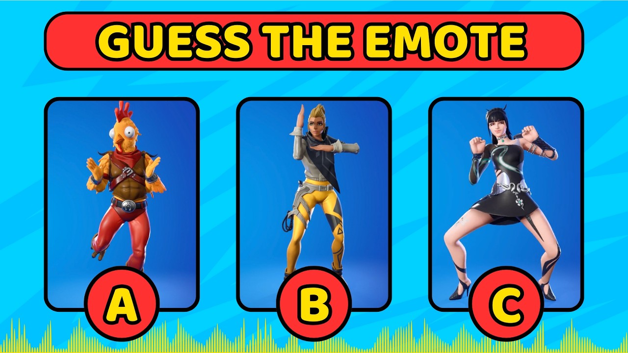 Guess The FORTNITE EMOTE By Its Music