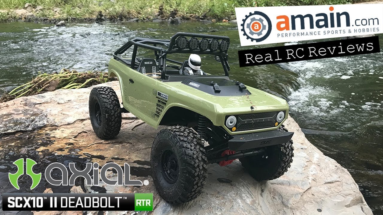 Axial SCX10 II Deadbolt RTR 4WD Rock Crawler Review | Real RC Reviews