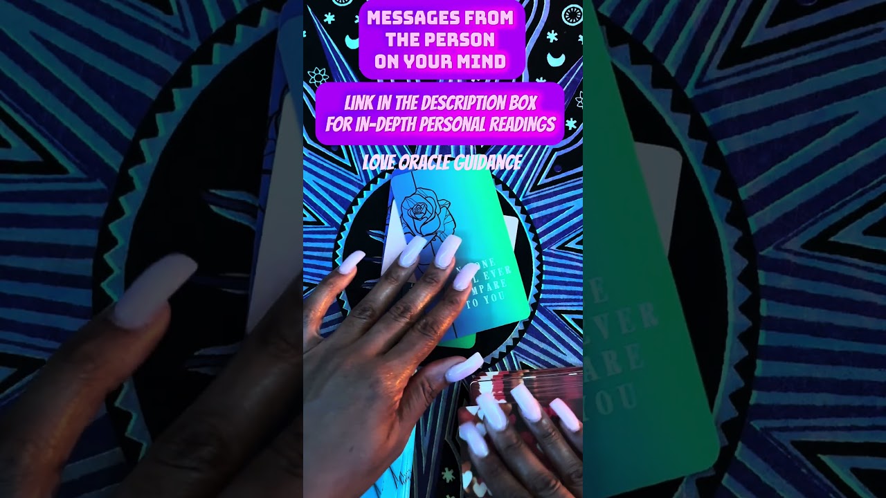 💌Channeled Messages From Your Person 💗 Tarot Reading