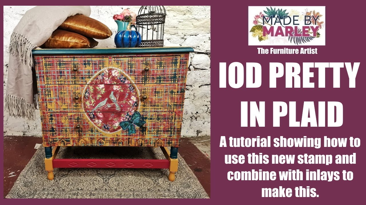 Учебное пособие по штампу IOD Pretty in Plaid