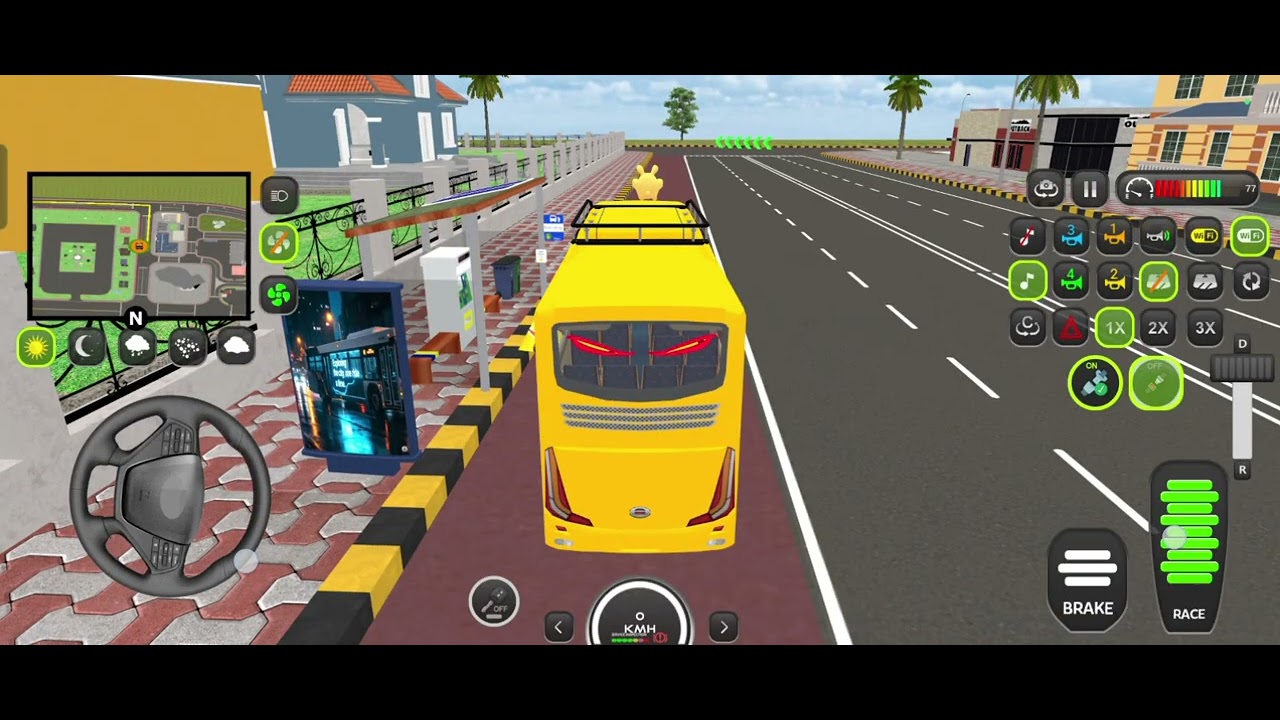 //AAJ BARTHDAY ME GYA // NEW BUS GAMING VIDEO 