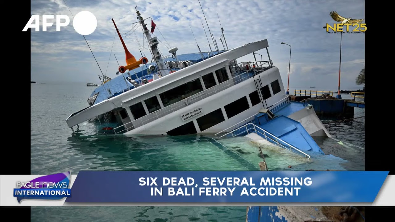 Six dead, several missing in Bali ferry accident